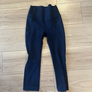 GAP Women's Dark Blue High-Waisted Leggings